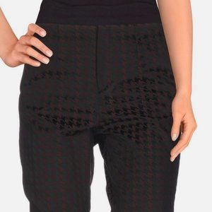 PT TORINO ITALY NWT Sz 42eu Or 31 - 32 WAIST Houndstooth Pants Trousers Crop